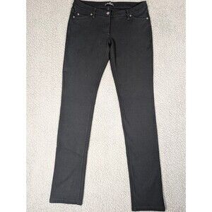 Eileen Fisher Denim Black Washed Jegging Jeans Size 6 Minimalist Basic Quiet Lux